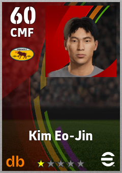 Kim Eo-Jin — CMF, OVR 60, MAX 60