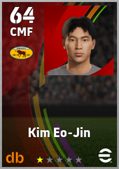 Kim Eo-Jin — CMF, OVR 64, MAX 64