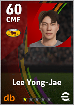 Lee Yong-Jae — CMF, OVR 60, MAX 60