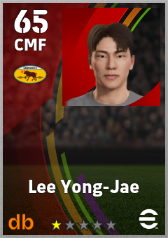 Lee Yong-Jae — CMF, OVR 65, MAX 65