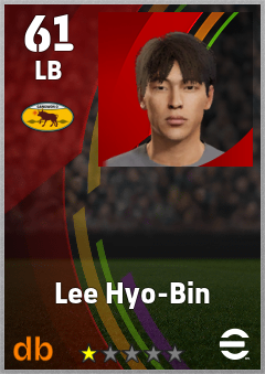 Lee Hyo-Bin — LB, OVR 61, MAX 61