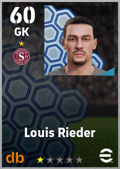Louis Rieder — GK, OVR 60, MAX 60