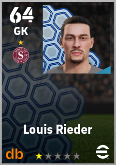 Louis Rieder eFootball player card