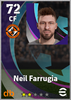 Neil Farrugia — CF, OVR 72, MAX 72