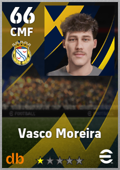 Vasco Moreira — CMF, OVR 66, MAX 66