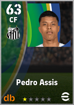 Pedro Assis — CF, OVR 63, MAX 63
