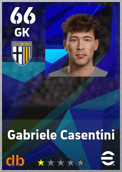 Gabriele Casentini — GK, OVR 66, MAX 66