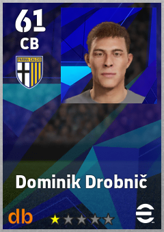 Dominik Drobnič — CB, OVR 61, MAX 61