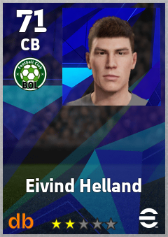 Eivind Helland eFootball player card