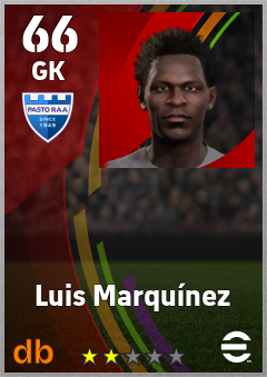 Luis Marquínez — GK, OVR 66, MAX 66