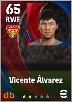 Vicente Álvarez — RWF, OVR 65, MAX 65