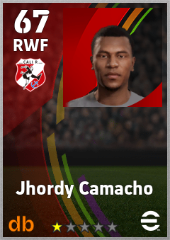 Jhordy Camacho — RWF, OVR 67, MAX 67
