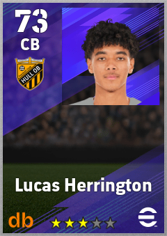 Lucas Herrington — CB, OVR 73, MAX 73