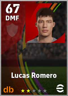 Lucas Romero eFootball player card