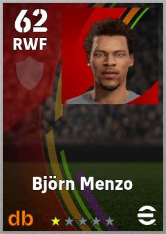 Björn Menzo eFootball player card