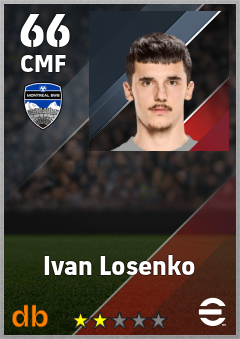Ivan Losenko — CMF, OVR 66, MAX 66