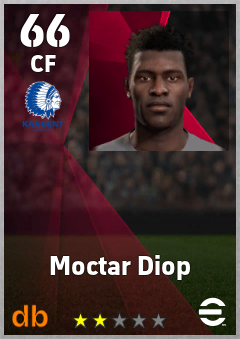 Moctar Diop — CF, OVR 66, MAX 66