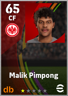 Malik Pimpong — CF, OVR 65, MAX 65