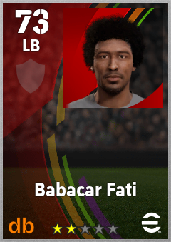 Babacar Fati eFootball player card
