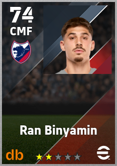 Ran Binyamin — CMF, OVR 74, MAX 74