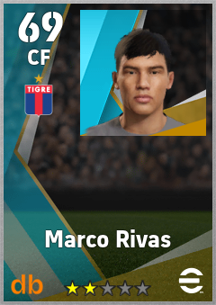 Marco Rivas — CF, OVR 69, MAX 69