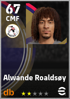 Alwande Roaldsøy — CMF, OVR 67, MAX 67