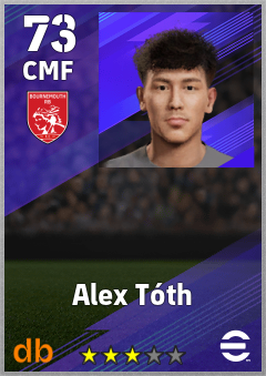 Alex Tóth — CMF, OVR 73, MAX 73