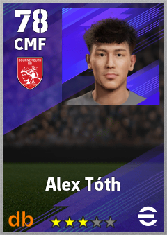 Alex Tóth — CMF, OVR 78, MAX 78