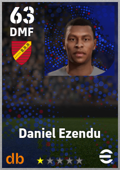 Daniel Ezendu — DMF, OVR 63, MAX 63