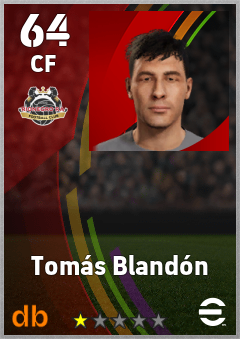 Tomás Blandón — CF, OVR 64, MAX 64