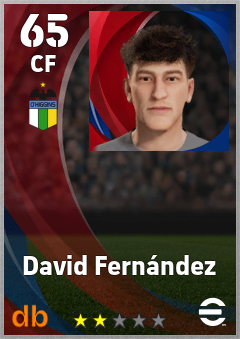 David Fernández — CF, OVR 65, MAX 65