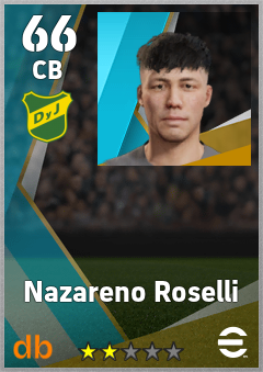 Nazareno Roselli — CB, OVR 66, MAX 66