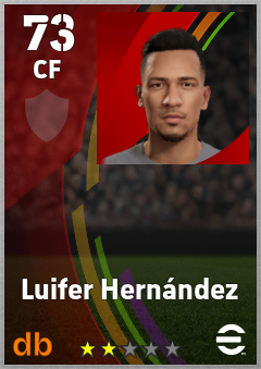 Luifer Hernández eFootball player card
