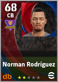 Norman Rodríguez eFootball player card