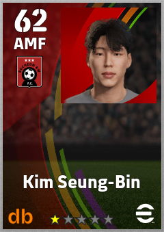 Kim Seung-Bin — AMF, OVR 62, MAX 62