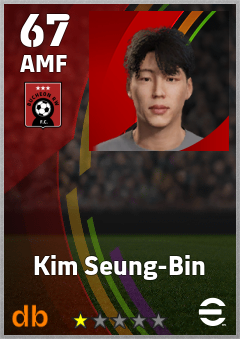 Kim Seung-Bin — AMF, OVR 67, MAX 67