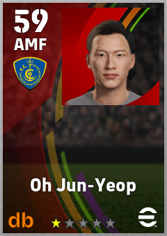 Oh Jun-Yeop eFootball player card