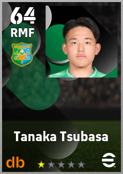 Tanaka Tsubasa — RMF, OVR 64, MAX 64