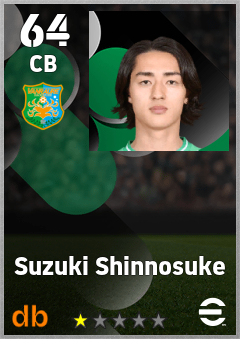 Suzuki Shinnosuke — CB, OVR 64, MAX 64