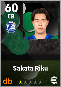 Sakata Riku — CB, OVR 60, MAX 60