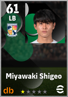 Miyawaki Shigeo — LB, OVR 61, MAX 61