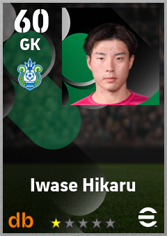 Iwase Hikaru — GK, OVR 60, MAX 60