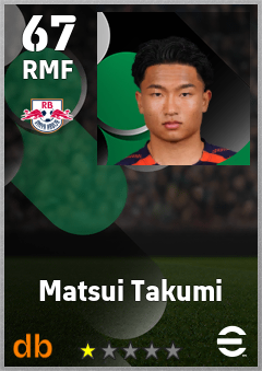 Matsui Takumi — RMF, OVR 67, MAX 67