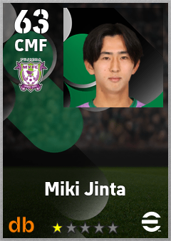 Miki Jinta — CMF, OVR 63, MAX 63