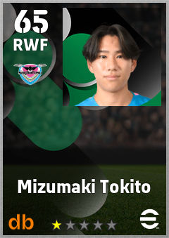 Mizumaki Tokito — RWF, OVR 65, MAX 65