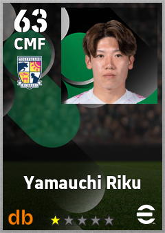 Yamauchi Riku — CMF, OVR 63, MAX 63
