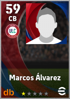 Marcos Álvarez — CB, OVR 59, MAX 59
