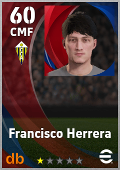 Francisco Herrera — CMF, OVR 60, MAX 60