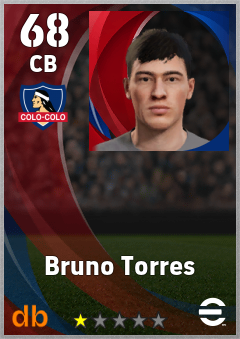 Bruno Torres — CB, OVR 68, MAX 68