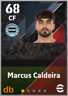 Marcus Caldeira — CF, OVR 68, MAX 68